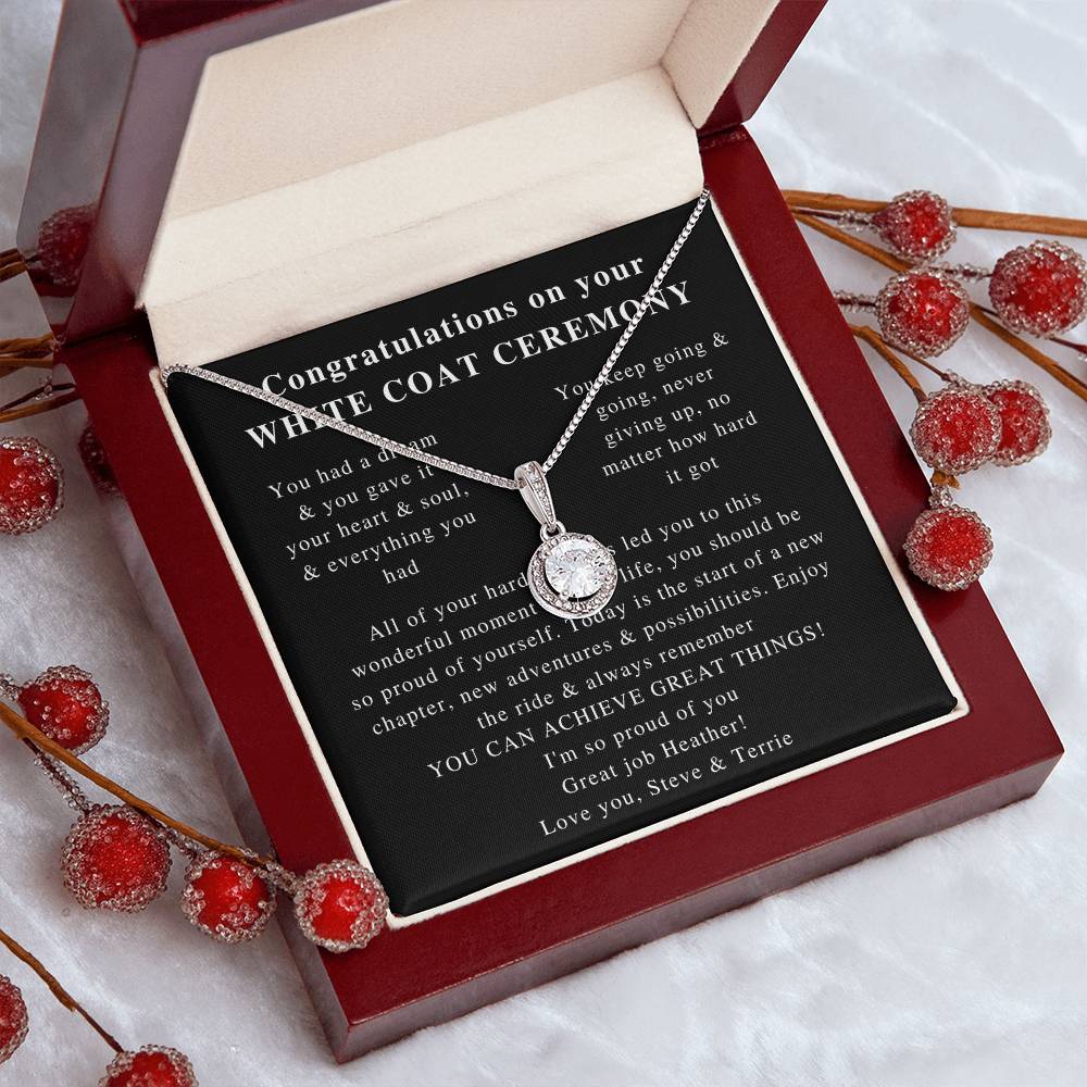 white coat charm ,Beautiful White Coat Ceremony, Best White Coat Ceremony, Best Necklace, Beautiful Jewelry, Beautiful Necklace, Gifts Heather