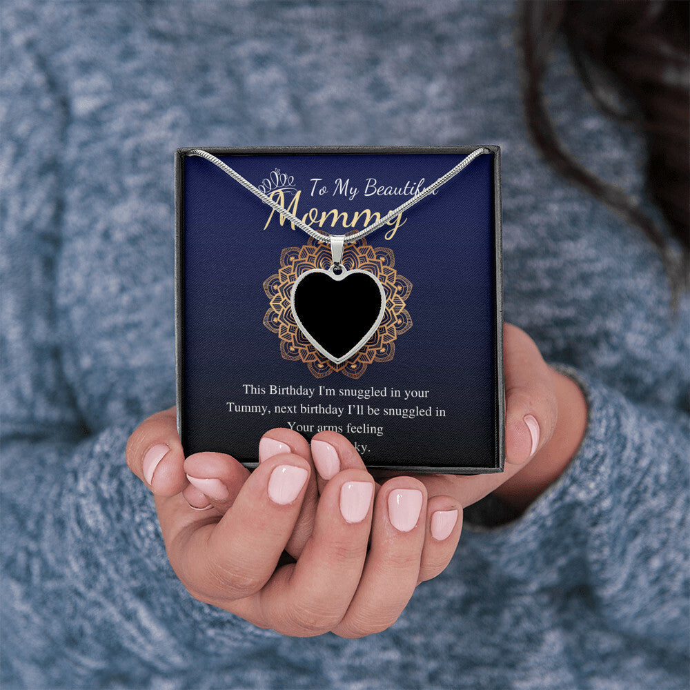 Mom To Be Gift From Bump, New Mom Necklace, Birthday Gift from Baby Bump, Mom To Be Gift, Mother's Day Gift for Expecting Mom, New Mom