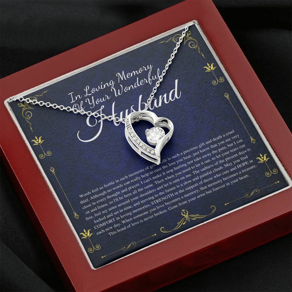 Memorial gift Husband Loss of Husband In Memory of Husband Sorry for your loss of Spouse loss of loved one condolence gift, bereavement gift