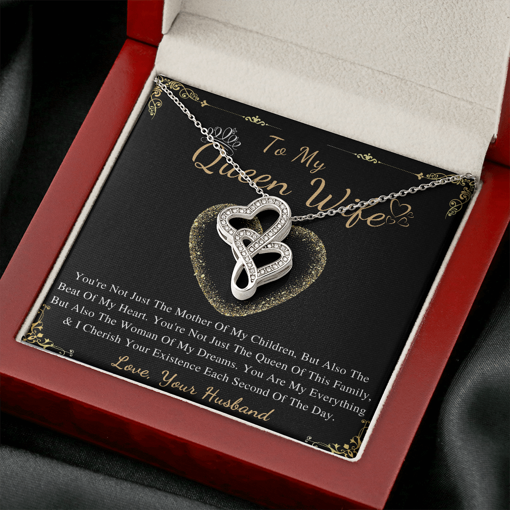 Necklace For Wife, Anniversary Gift for Wife from Husband, Wife Valentines Day Gift For Her, Wife Christmas Gift, Wife Birthday Gift,New Mom