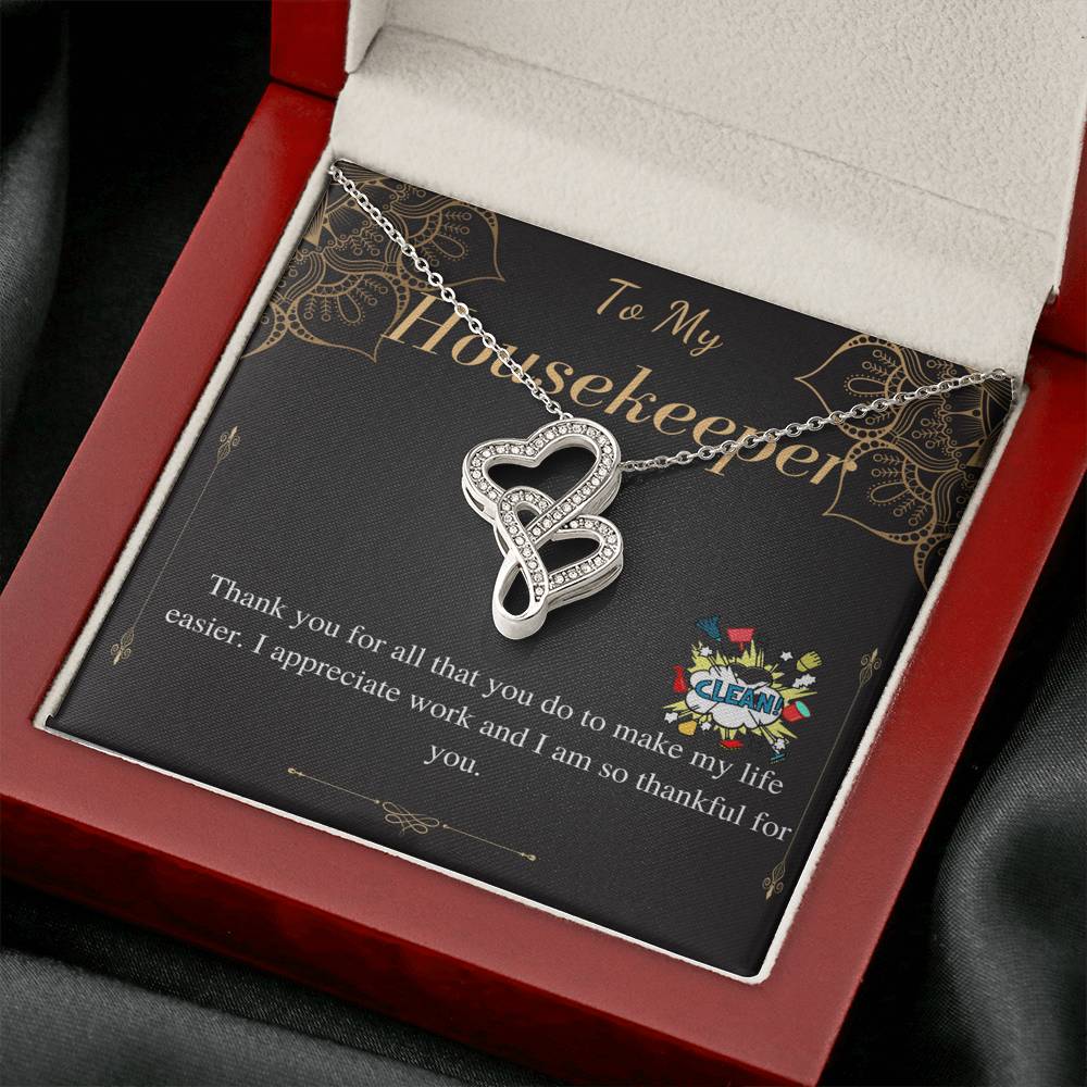 Housekeeper Gift, Housekeeper Necklace, Housekeeper Jewelry, Housekeeper Thank You,Housekeeper Appreciation,Housekeeper Christmas Gift #0749