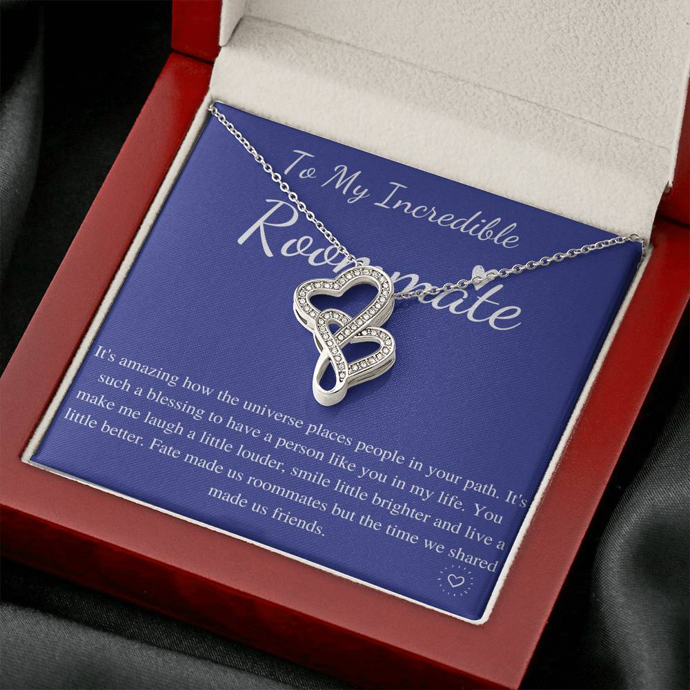 Roommate Necklace Gift, College Roommate, Roommate Necklace, Dorm Mate Gift Idea, Roomie Birthday Present, Roommate Christmas Gift #0587
