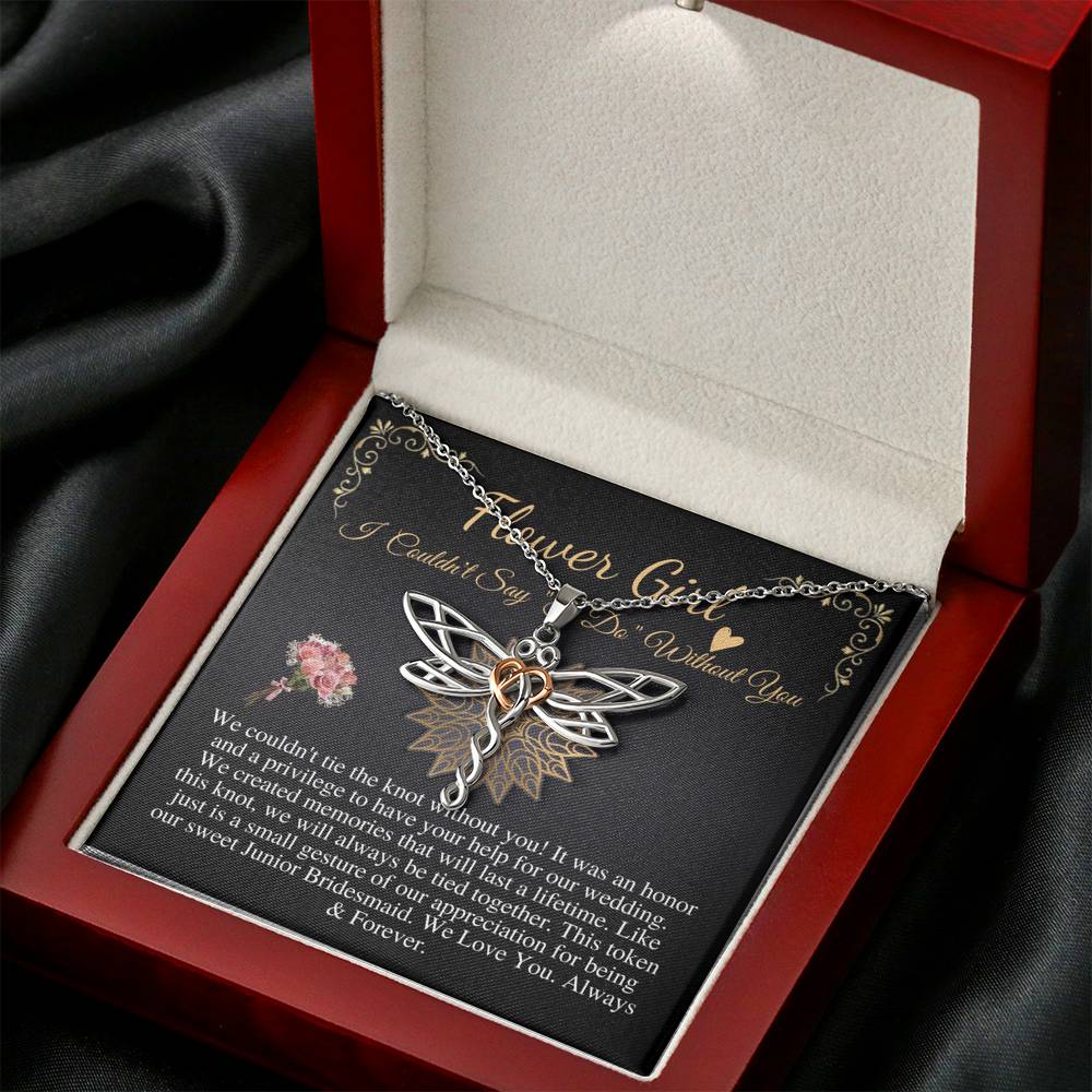 Personalized Flower Girl Gift Flower Girl Necklace Gift Custom Flower Girl Gift Flower Girl Proposal Thank You Flower Girl Necklace #0123