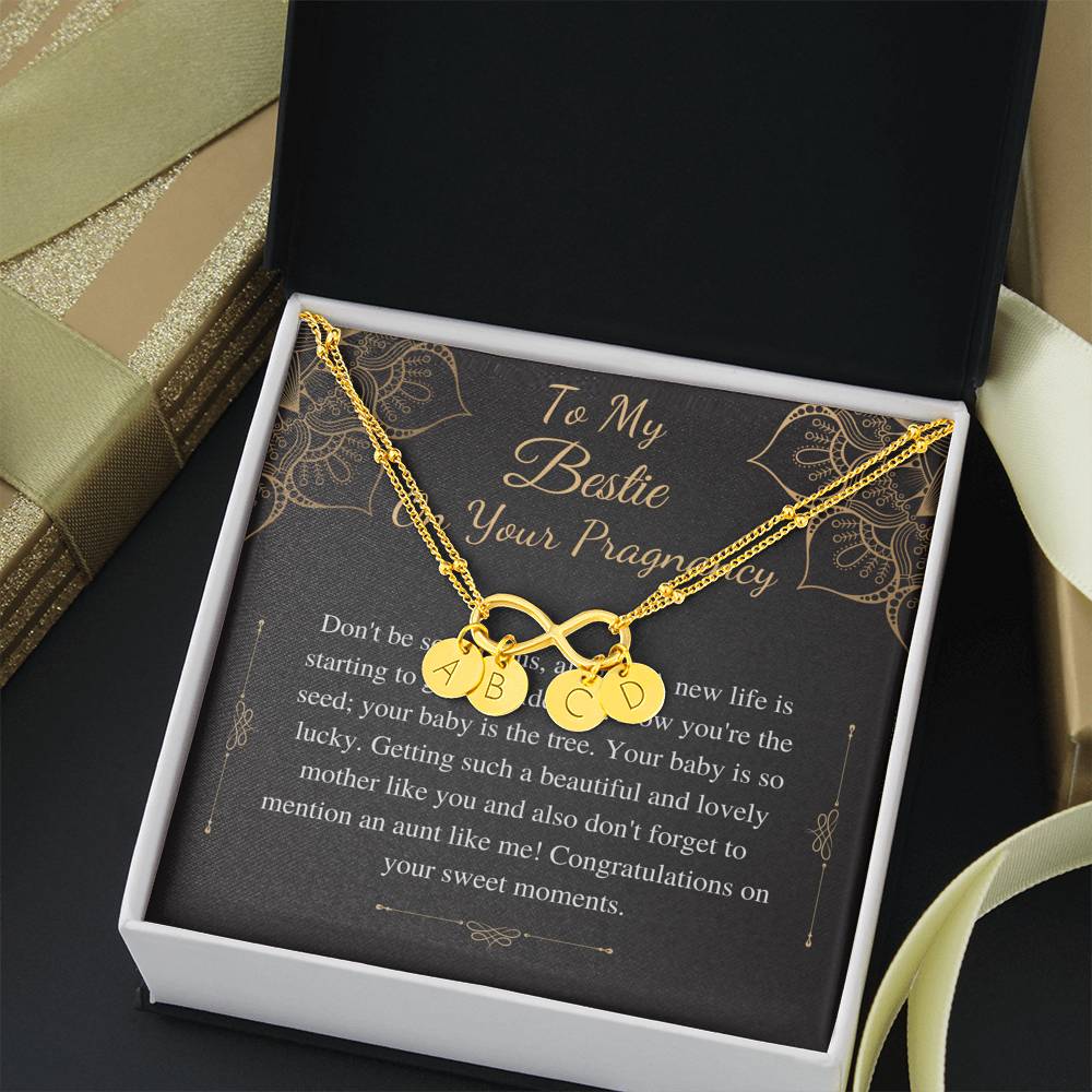 Pregnancy Gift for Friend, Gift for First Time Mom, Pregnancy Gift for Best Friend, Gift for Mom to Be Bracelete, Friend Baby Shower #0419