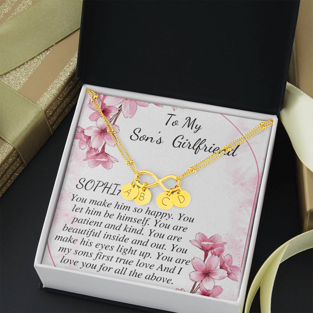 Son's Girlfriend's Birthday Gift, Bracelet For Son's Girlfriend, Bday Gift For Son's Girlfriend, Bonus Daughter, Son's GF Bracelet #0532