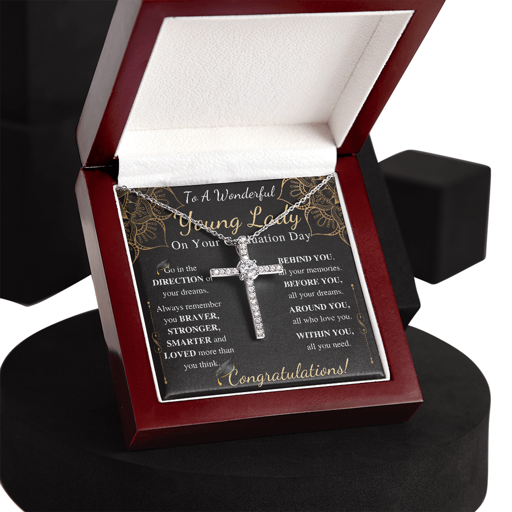 Personalized Graduation Gift For Her From Mom & Dad, College Graduation Necklace