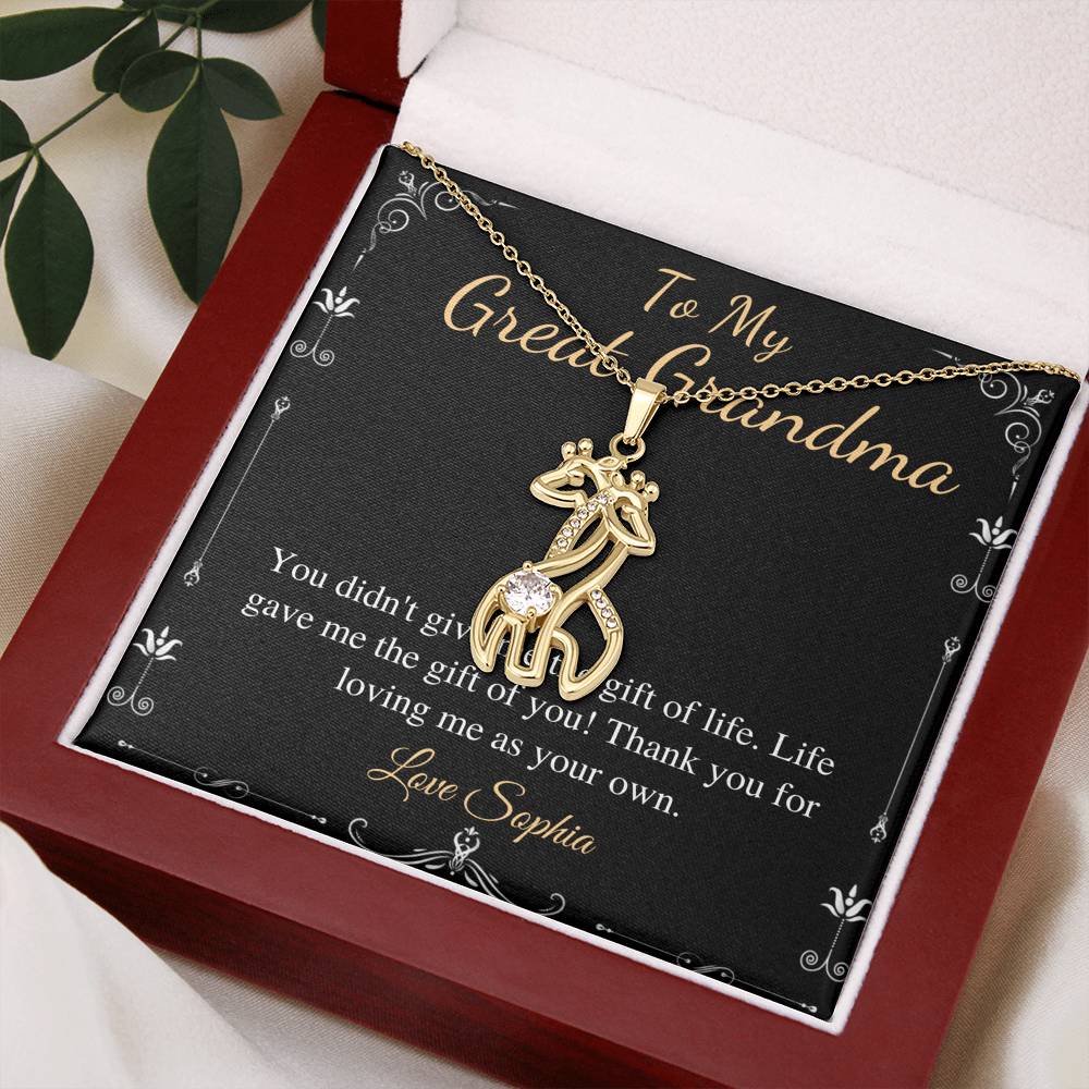Grandma Gift, Grandma Necklace, Generations Necklace, Gifts for Grandma from Grandkids, Mother Daughter Gift for Grandma,Birthday Gift #0472