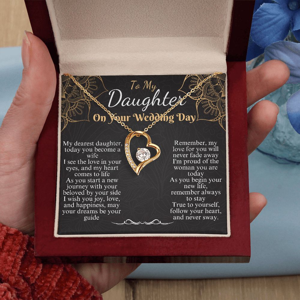 to my daughter on your wedding day