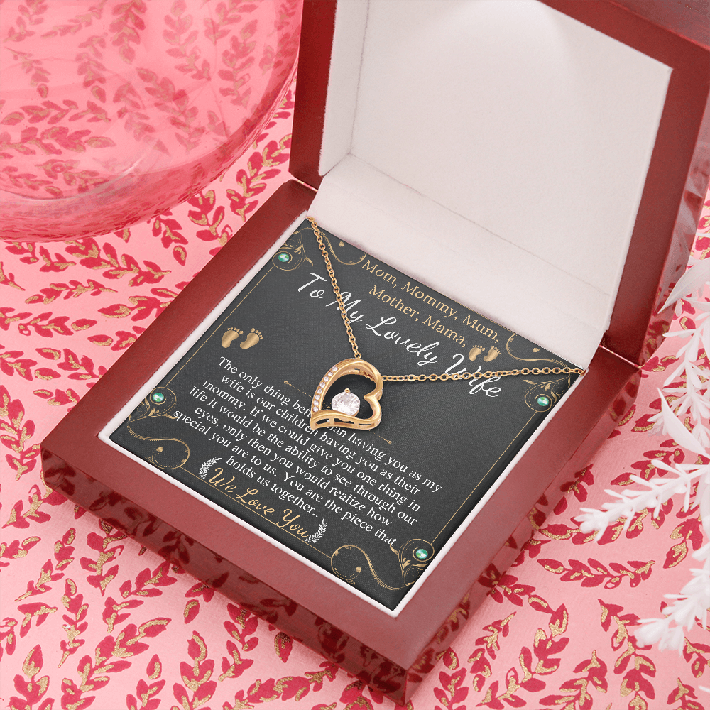 Necklace for wife , Gift for mothers day, Sentimental Message Jewelry, Message Card Necklace, meaningful card, personalized gift for her