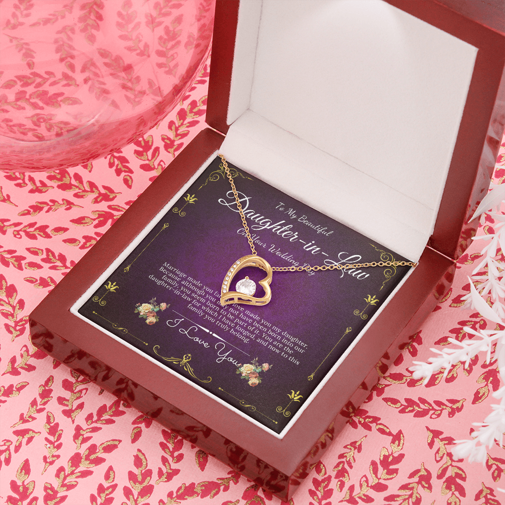 Personalized gift To My Daughter-in-Law Necklace for Her Birthday Valentines Gift for Daughter-in-Law Necklace graduation gift