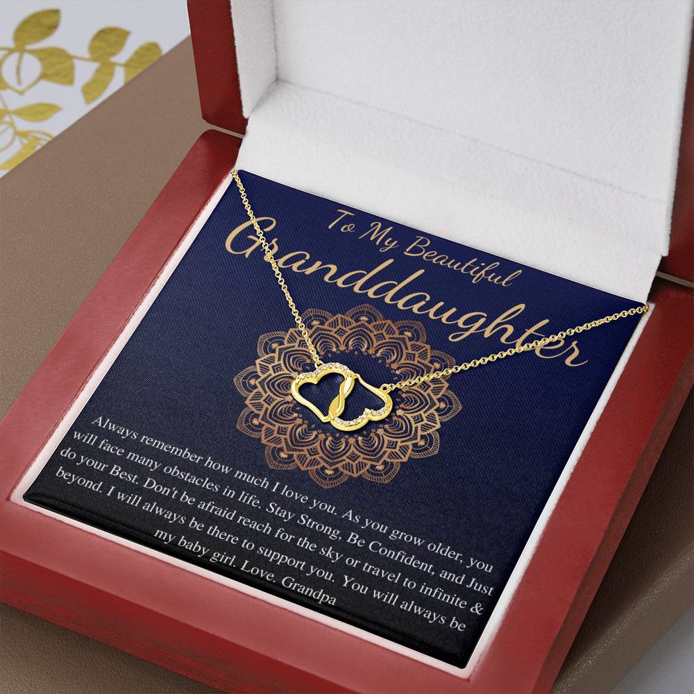 To My Granddaughter Gift, Granddaughter Necklace, Christmas Gift For Granddaughter, Necklace for Granddaughter, Graduation Gift #0796
