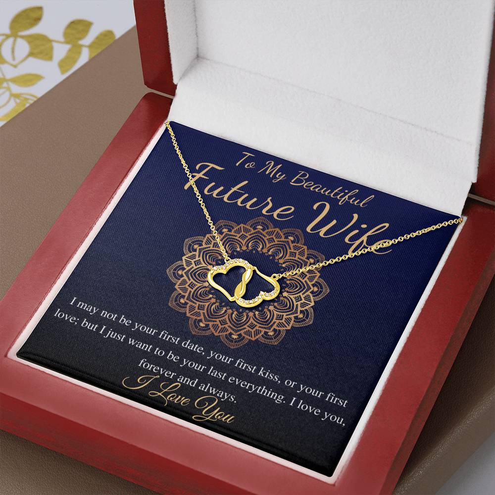 To My Future Wife Necklace,Engagement Gift for Future Wife,Sentimental Gift for Bride from Groom,Birthday Gift for Fiancee,Fiance Gift #0795