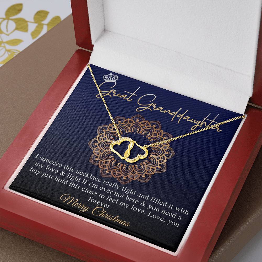 Great Granddaughter Christmas Gift For Great Granddaughter Necklace From Great Grandma/Great Grandpa, Christmas Gift For Granddaughter #0826