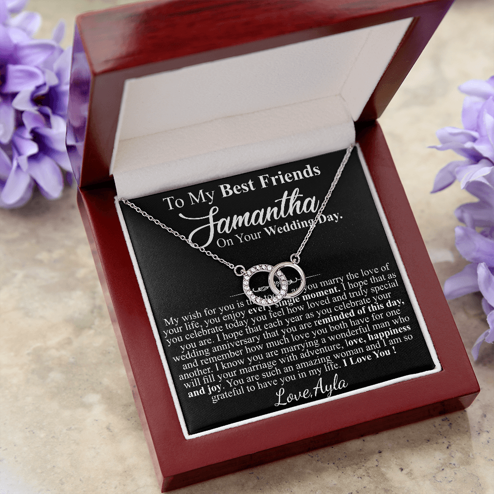 TO MY BEST FREINDS ON YOUR WEDDING DAY