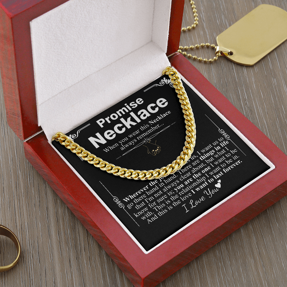 promise necklace