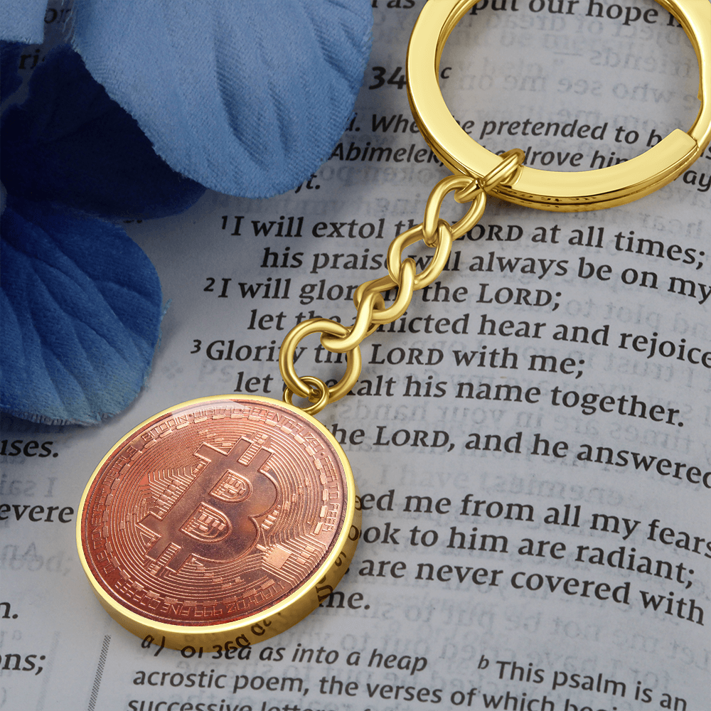 Bitcoin Keychain, Crypto Keychain, Crypto Lover, Crypto Gift, Boyfriend Gift, Bitcoin Gift for Husband, Crypto King Gift,Bitcoin Lover #0920