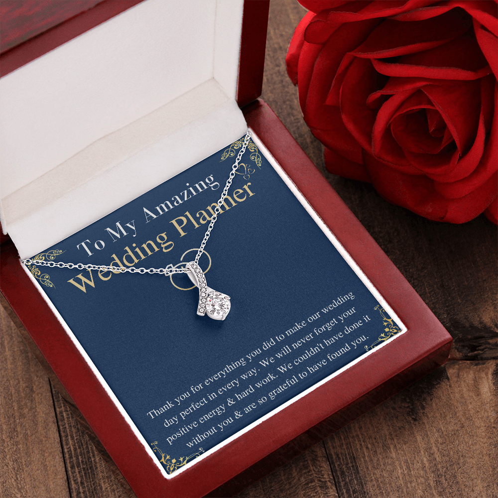 Wedding Planner jewelry from bride and groom Thnak you gift for Event Organizer Necklace for Wedding Coordinator Keepsake gift