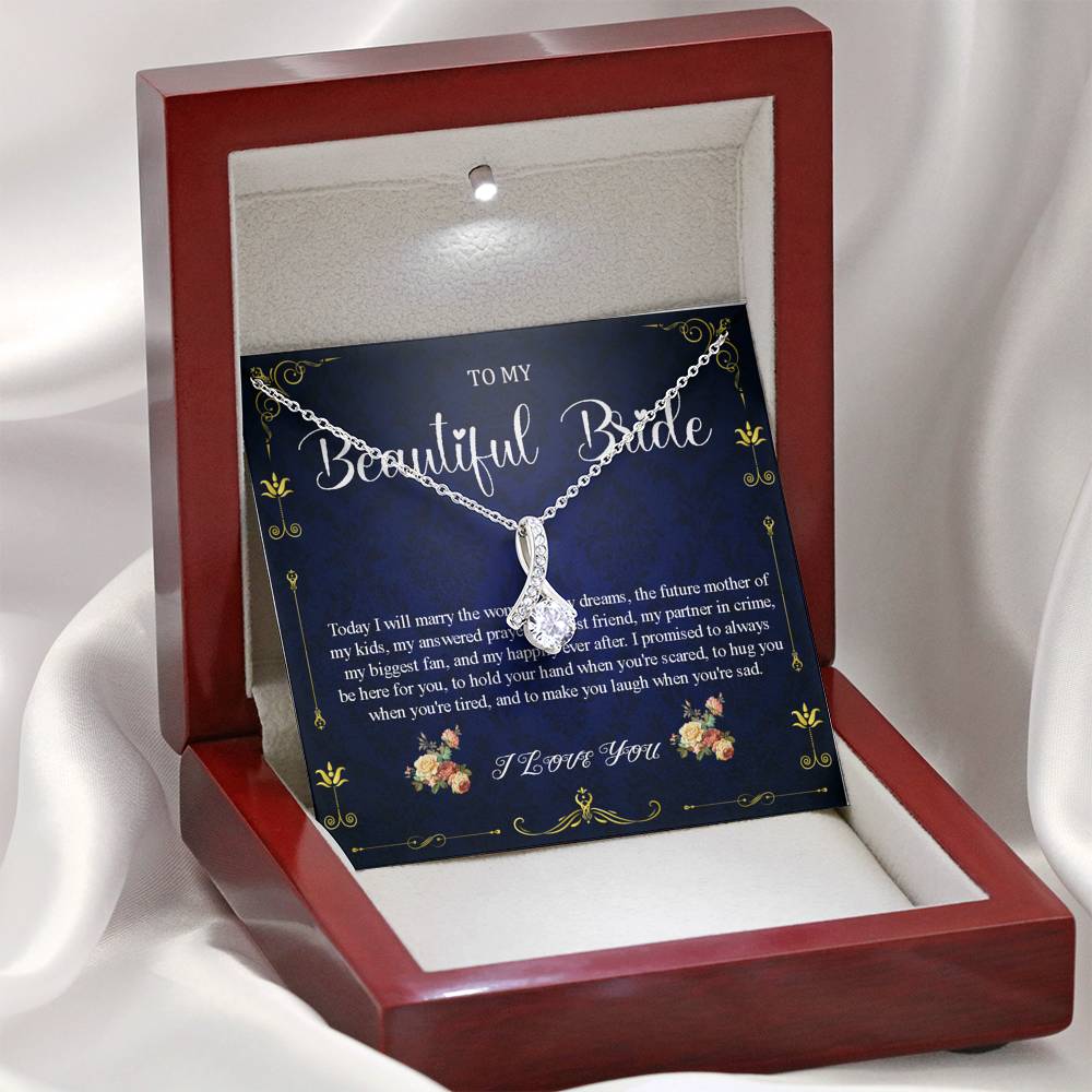 Alluring Beauty, Wedding Day Gift For Bride From Groom, To My Bride Gift From Groom, Groom To Future Wife, Engagement Gift For Her #0045
