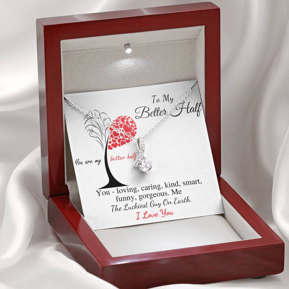 From Groom to Bride Neckalce, To My Other Half Gift, Relationship Gifts, Christmas Gift, Wedding Day Gift, Girlfriend Gift, Wife Gift #0618