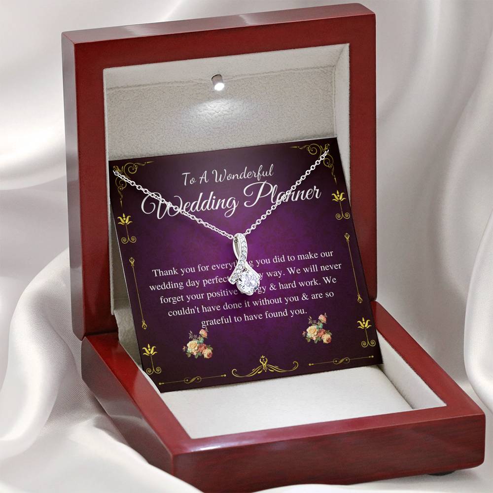 Alluring Beauty Wedding Planner Gift Necklace For Wedding Planner Event Planner Gift Thank You Gift For Wedding Planner, Event Manager #0152