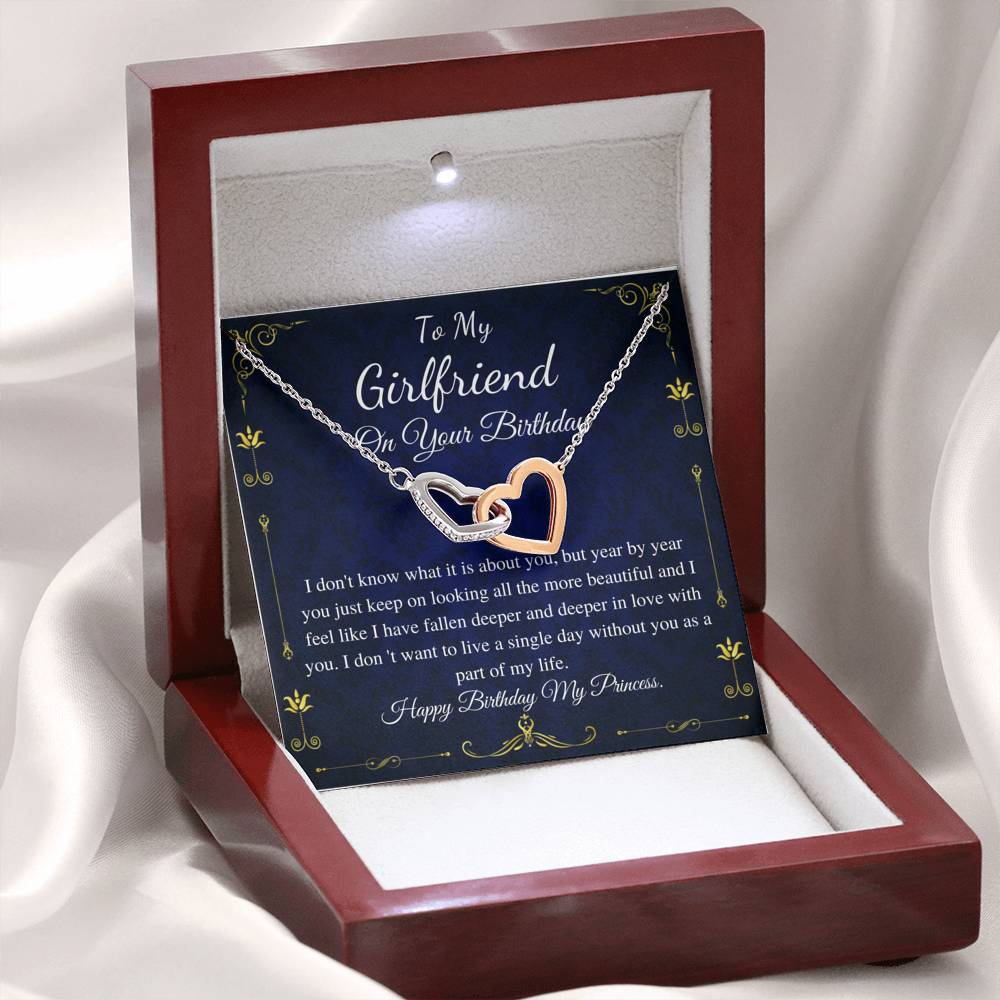 Girlfriend Birthday Gift Necklace, Birthday Gift For Girlfriend On Her Birthday, Girlfriend Jewelry From Boyfriend, Birthday Necklace #0682