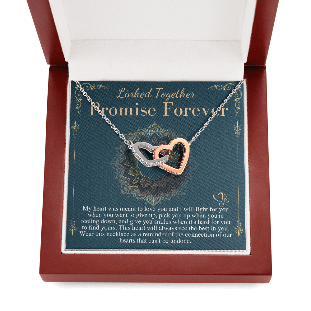 Promise Necklace for Girlfriend, Valentines Day Gift For Her, For Wife Promise Necklace for Her, Girlfriend Anniversary,Girlfriends Birthday