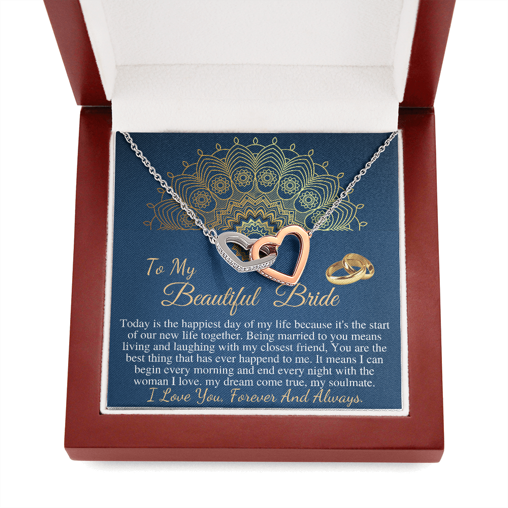 Gift To My Beautiful Bride From Groom ,Bride Gift From Groom, Wedding Day Gift, Groom to Bride, Jewelry Gift from Groom to Bride
