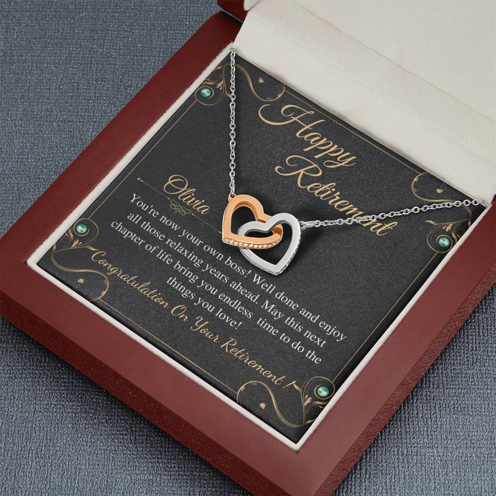 Retirement Gifts for Women Necklace, Retirement Necklace for Women Coworker Retirement Gift gifts, Teacher Retirement Gift