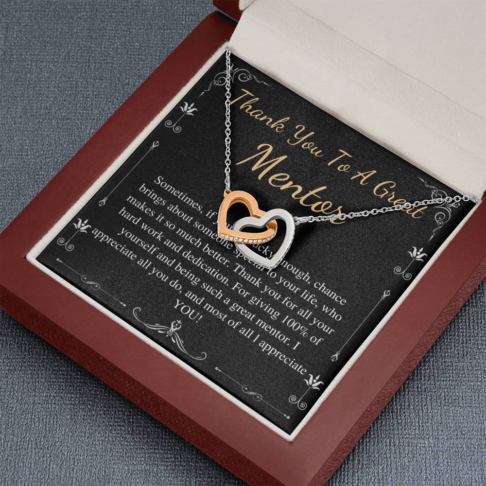 Mentor Gift for Women Necklace: Gift for Boss, Teacher, Professor, Tutor, Thank You Gifts for Women, Appreciation Gifts