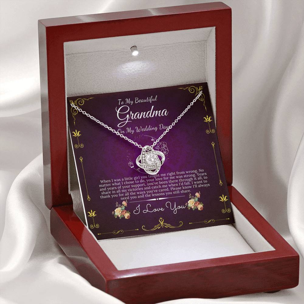 Love Knot, Grandmother of the Bride Gift to Grandma Wedding Gift for Grandma of the Bride Grandmother Wedding Gift Grandmother Gift #0065