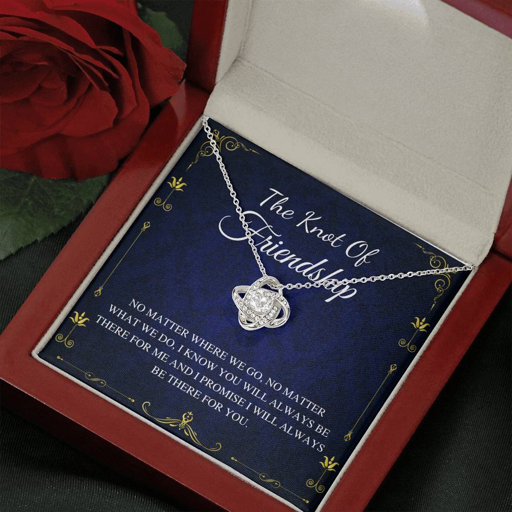 Knot of friendship gift, Friend forever, Best friend necklace, Best friend gift, Gift for friend, friendship