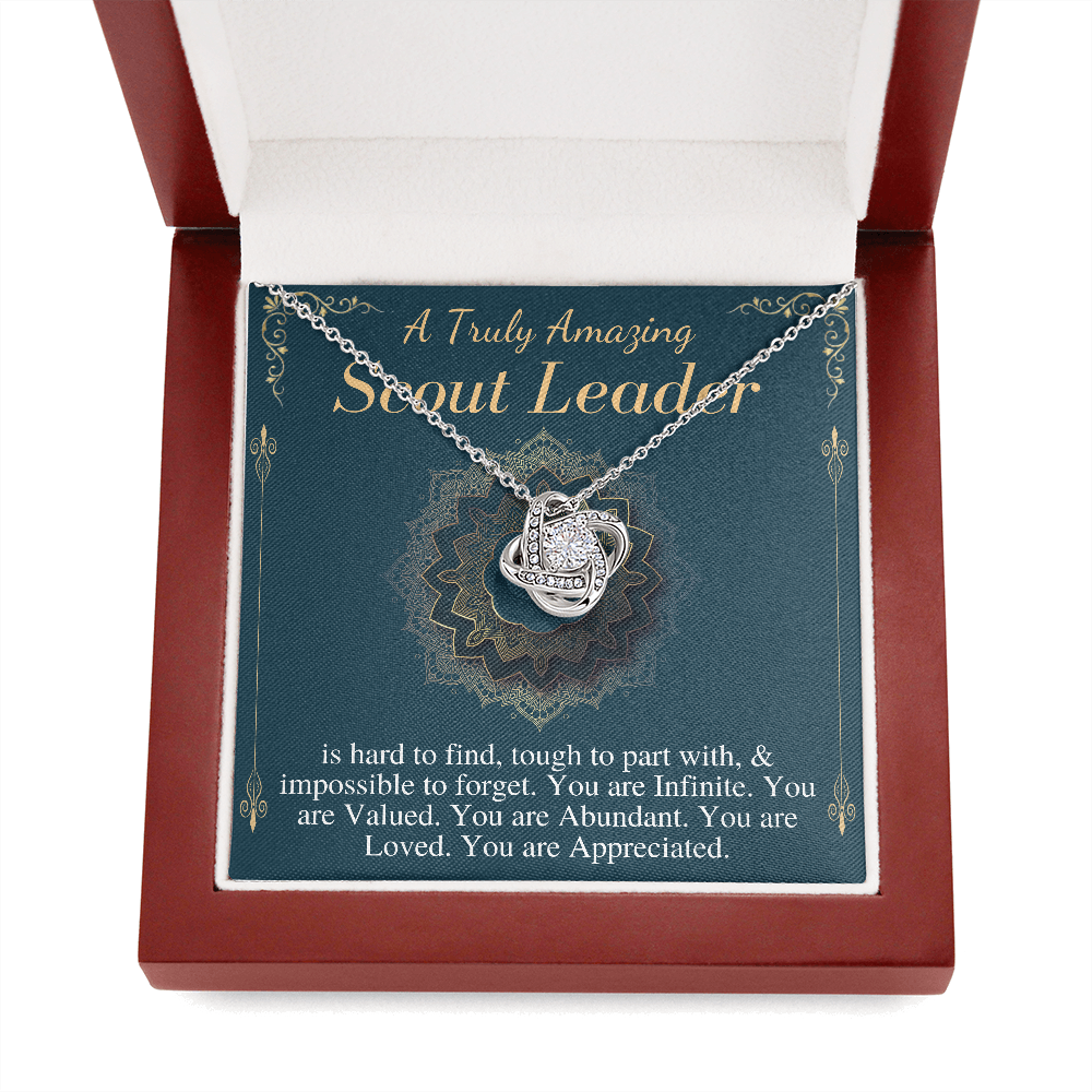 Scout Leader Gift Necklace, Girl Scout Leader Gift, Girl Scout Leader Appreciation, Scout Leader Thank You,Scout Leader Christmas Gift #0891