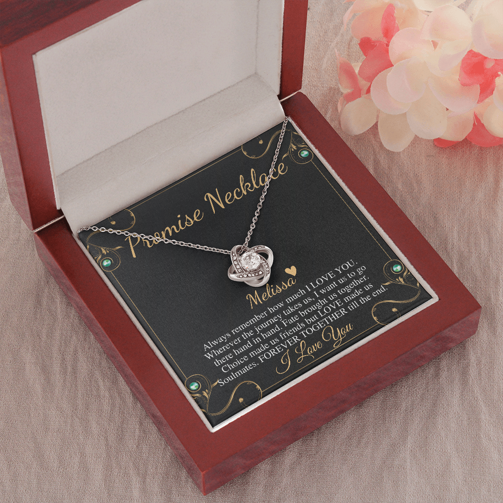 Promise necklace for girlfriend from Boyfriend, GF Birthday Gift, Valentines day gift for Girlfriend, Anniversary gift for Girlfriend #0601 melissa