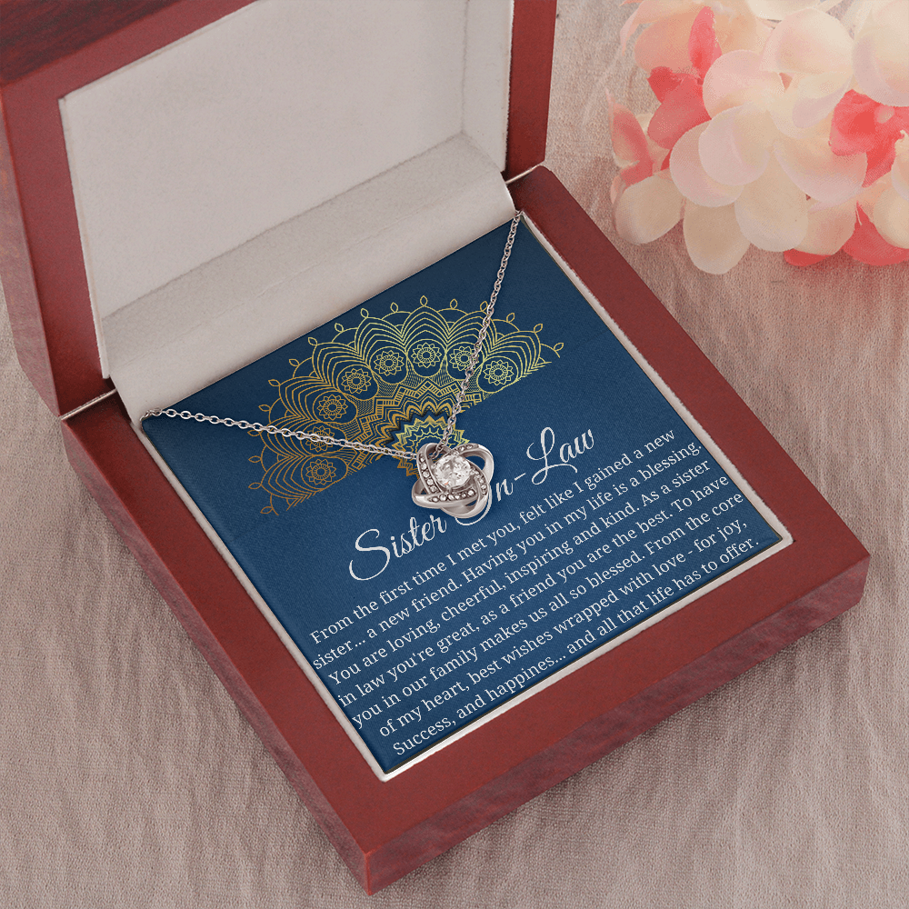 Sister in Law Necklace Gift, Future Sister in Law Gift, Sister in Law Wedding Gift, Sister in Law Birthday Gift, gift for her