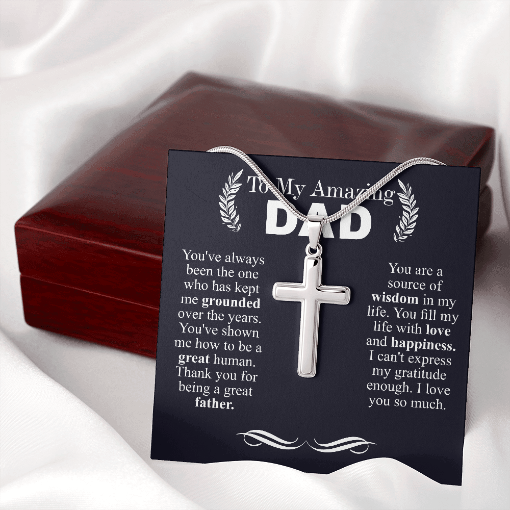 to my amazing dad