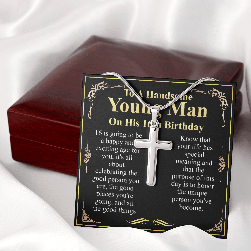 to a handsome young man on his 16th birthday