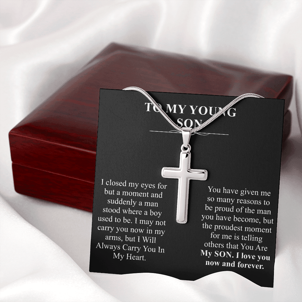 to my young son