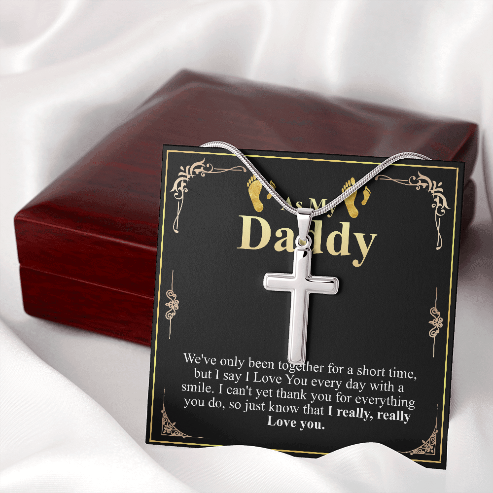 as my dad cross