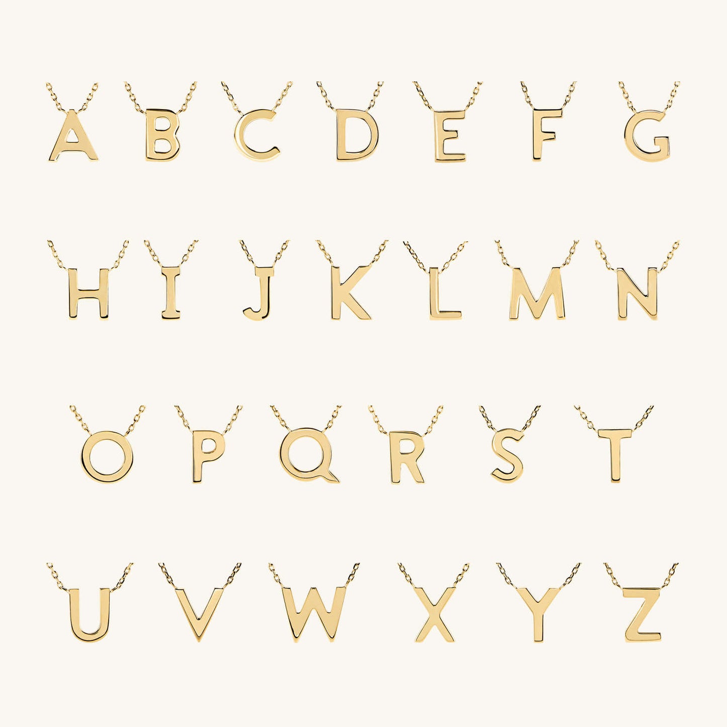 Initial Necklace - 45% OFF