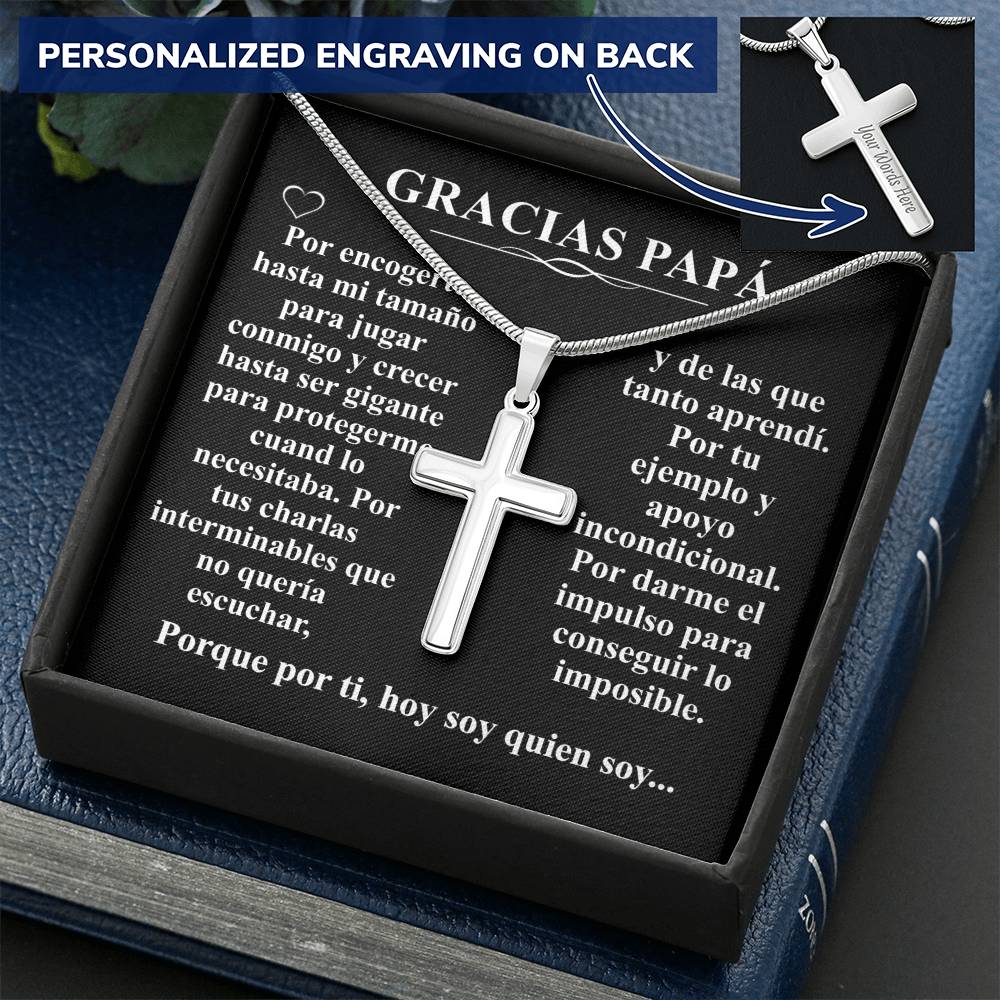 Regalo Gracias Papá, Father Gift in Spanish, Te Amo Papá Regalo, Gift for Father with Message Card in Spanish, Christmas Gift for Dad  Te Amo, Antonio