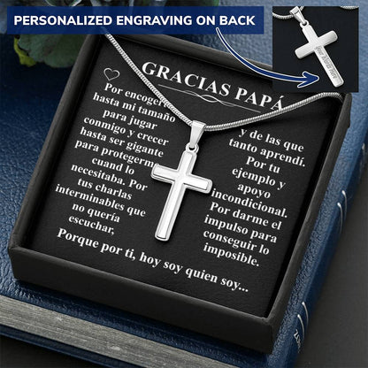Regalo Gracias Papá, Father Gift in Spanish, Te Amo Papá Regalo, Gift for Father with Message Card in Spanish, Christmas Gift for Dad  Te Amo, Antonio