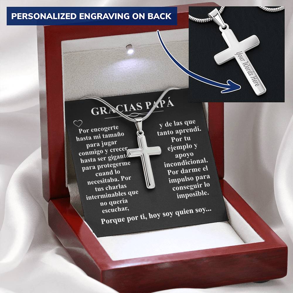 Regalo Gracias Papá, Father Gift in Spanish, Te Amo Papá Regalo, Gift for Father with Message Card in Spanish, Christmas Gift for Dad  Te Amo, Antonio
