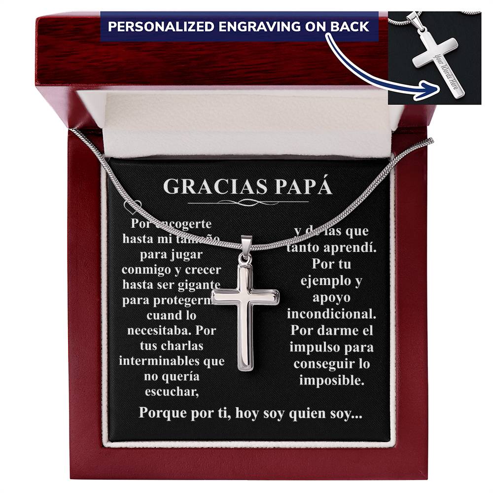 Regalo Gracias Papá, Father Gift in Spanish, Te Amo Papá Regalo, Gift for Father with Message Card in Spanish, Christmas Gift for Dad  Te Amo, Antonio