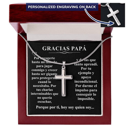 Regalo Gracias Papá, Father Gift in Spanish, Te Amo Papá Regalo, Gift for Father with Message Card in Spanish, Christmas Gift for Dad  Te Amo, Antonio