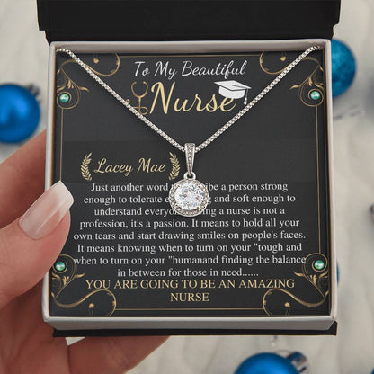 Personalized Graduation Gift for Nurse, New Nurse Gift, Nursing Graduation Gift Necklace, Nurse Gift for Graduation, Christmas Gift for Her Lacey Mae