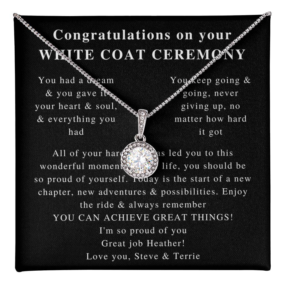 white coat charm ,Beautiful White Coat Ceremony, Best White Coat Ceremony, Best Necklace, Beautiful Jewelry, Beautiful Necklace, Gifts  Heather