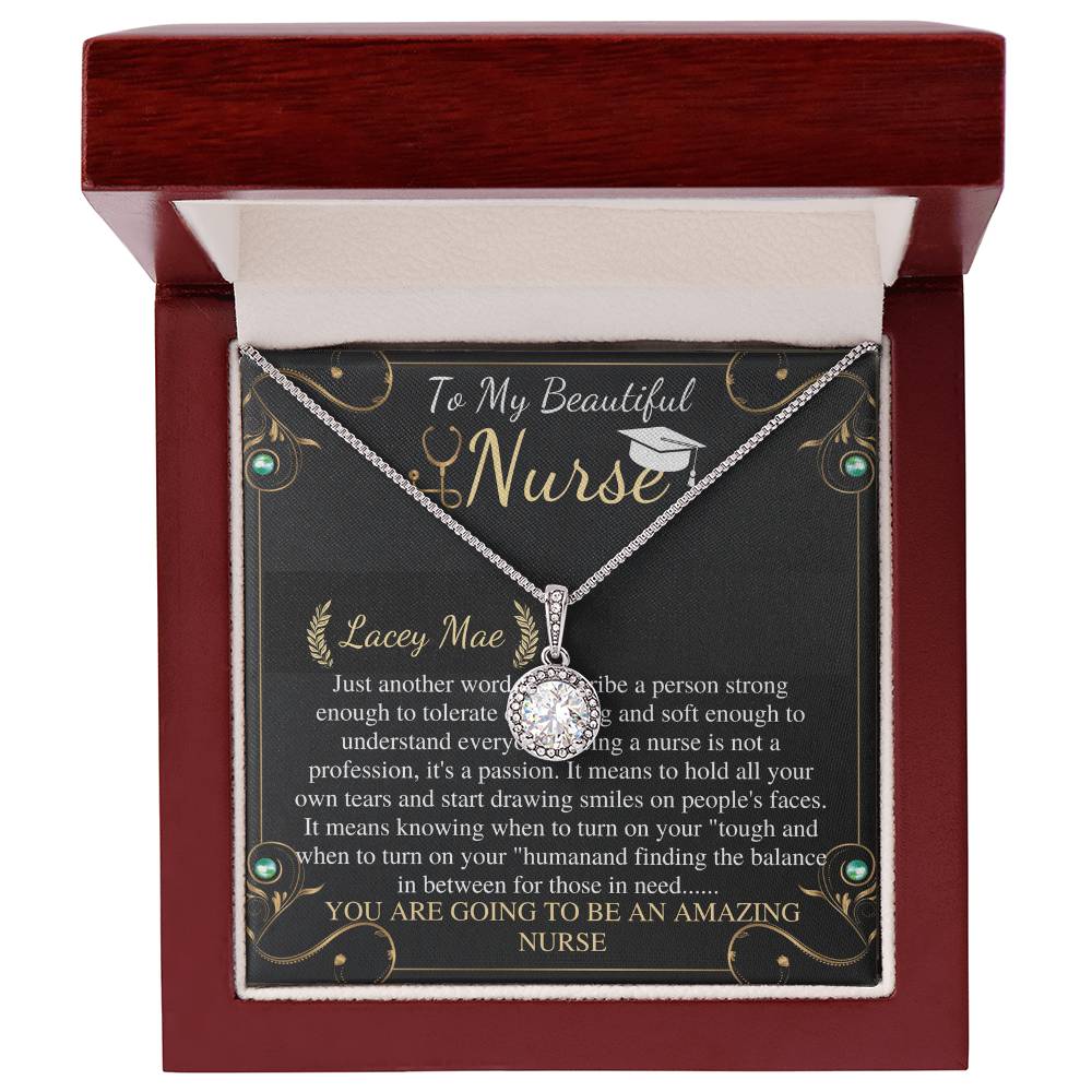 Personalized Graduation Gift for Nurse, New Nurse Gift, Nursing Graduation Gift Necklace, Nurse Gift for Graduation, Christmas Gift for Her Lacey Mae