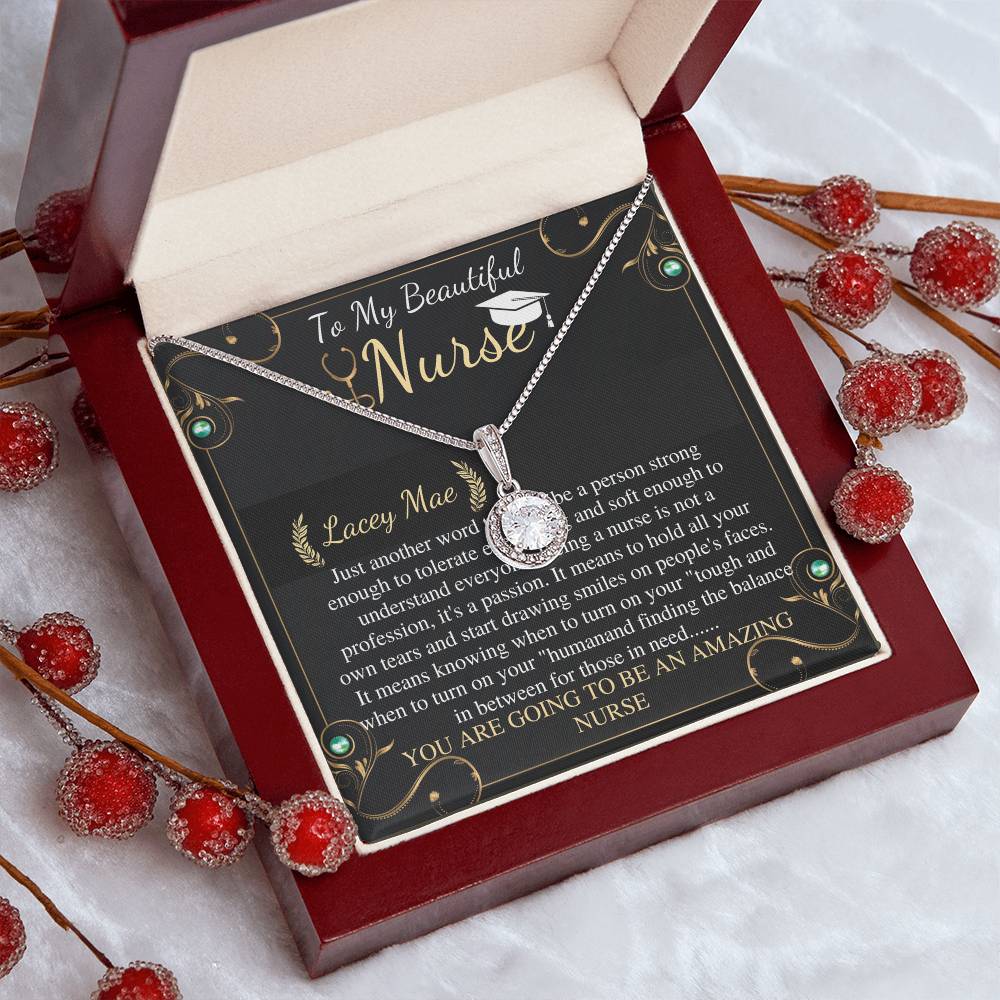 Personalized Graduation Gift for Nurse, New Nurse Gift, Nursing Graduation Gift Necklace, Nurse Gift for Graduation, Christmas Gift for Her Lacey Mae