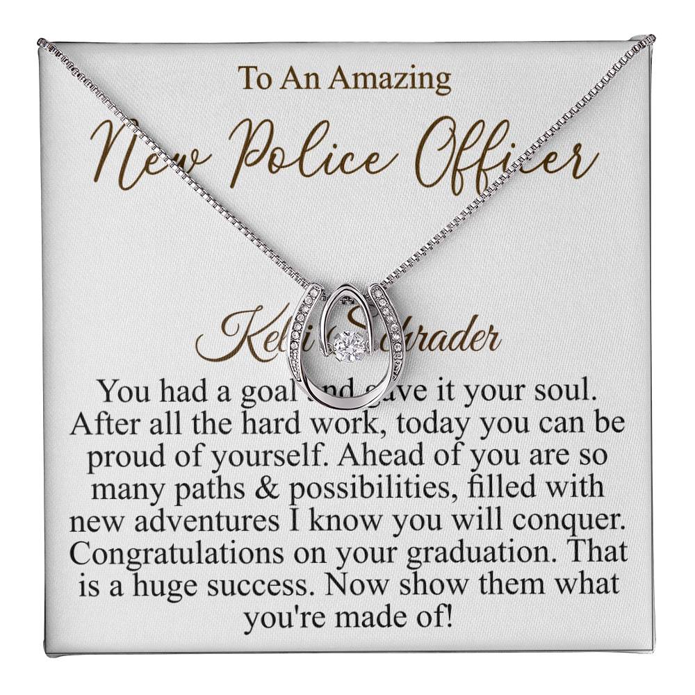Police Academy Graduation Gifts, Necklace Graduation Gift, Graduate Gift For Daughter, Necklace Gift For Graduate, Police Graduation Gift Kelli Schrader