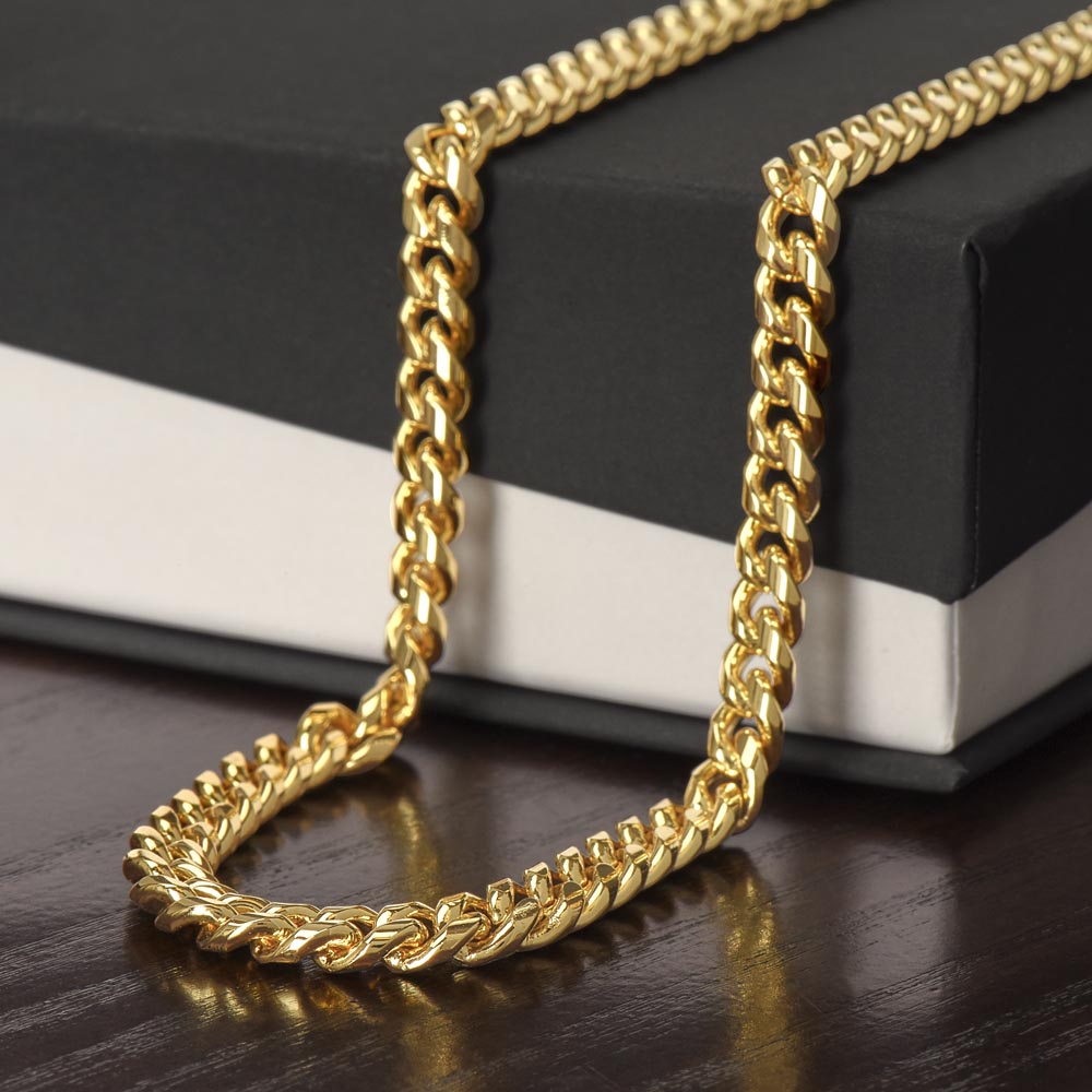 To My Man Necklace - Cuban Chain Necklace for Boyfriend, Husband, or Fiancé | Perfect Gift for Him | Christmas & Valentine's Day Gift for Boyfriend, Husband, or Fiancé 2